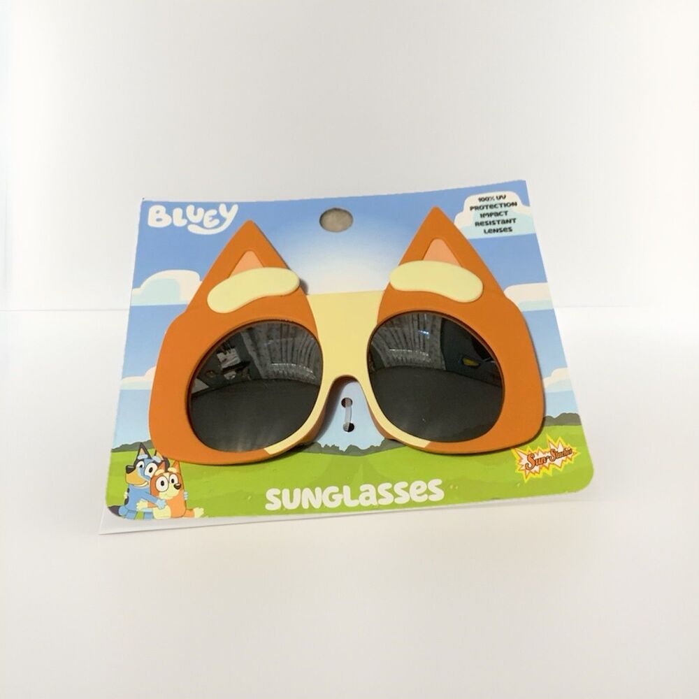 Bluey Bingo Sunglasses Sunnies Costume Cosplay Orange Dog Sister Disney